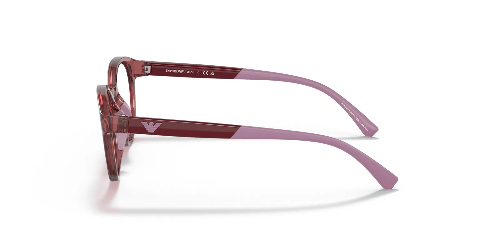 Emporio Armani Kids 3205 Eyeglasses - Transparent Pink - view 8